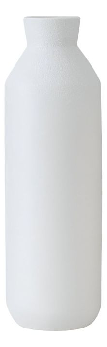 Florero Jarrón Decorativo Cerámica Alto Mesa Blanco Jhn-0