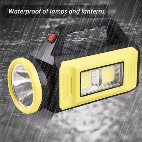 Linterna LED Recargable USB Solar 3 Modos De Luz Rondon-1