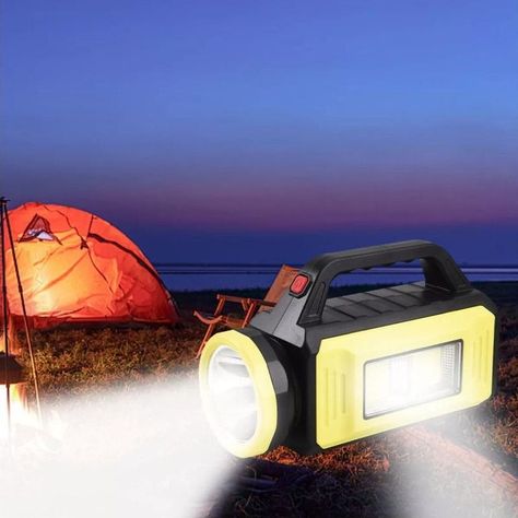 Linterna LED Recargable USB Solar 3 Modos De Luz Rondon-2