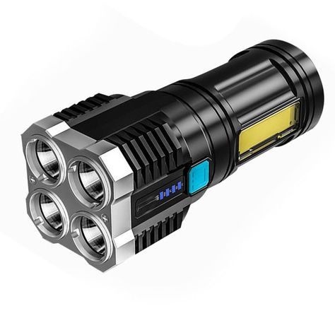 Linterna Portatil Camping Carga USB Iluminacion Luz Rondon-0