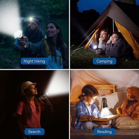 Linterna Portatil Camping Carga USB Iluminacion Luz Rondon-3