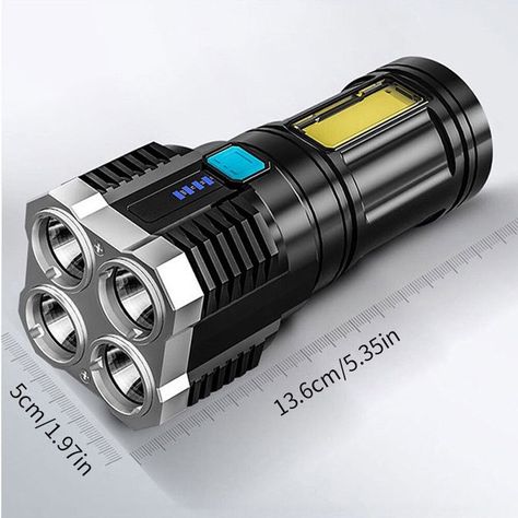 Linterna Portatil Camping Carga USB Iluminacion Luz Rondon-9