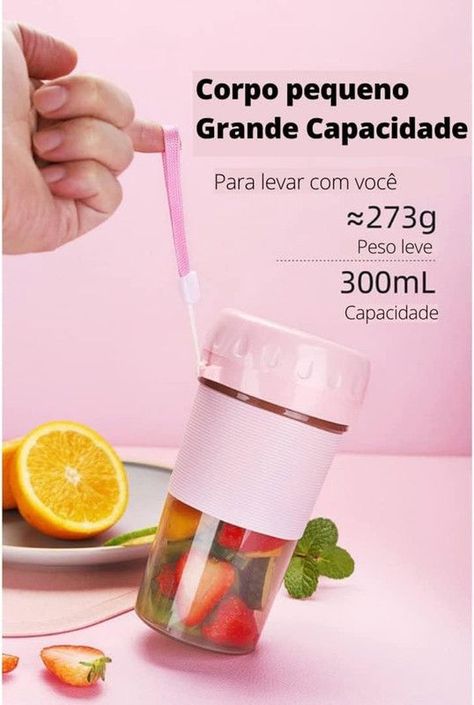 Licuadora Portatil Vaso Recargable Mini Extractor Jugo Lau-2
