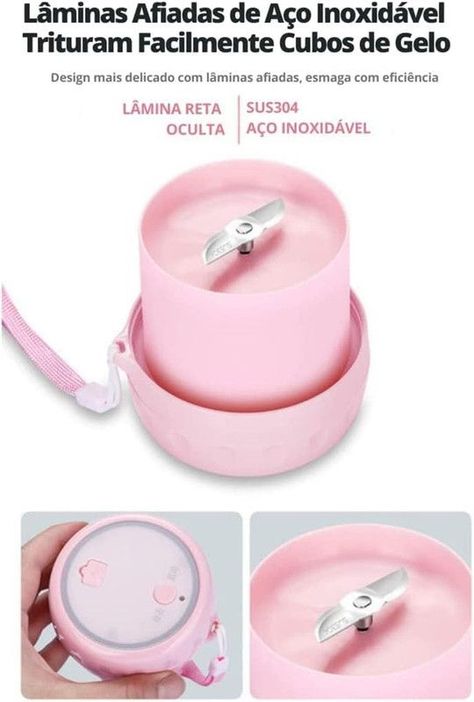 Licuadora Portatil Vaso Recargable Mini Extractor Jugo Lau-7