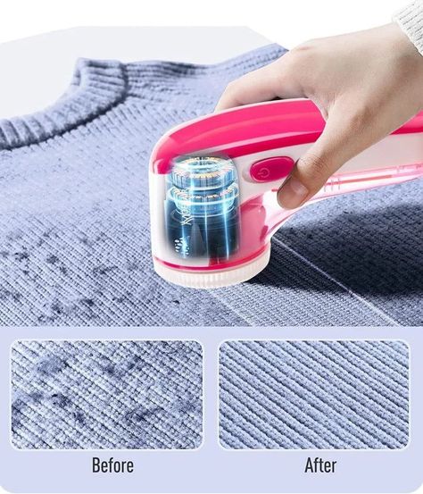 Removedor Pelusas Recargable Inalámbrico Usb Portátil Lau-8