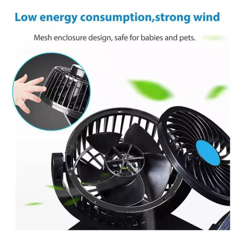 Calefactor Ventilador Vehiculo Potente Refrigeracion Rondon
-5