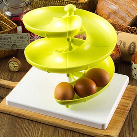 Porta Huevos Frutas Espiral Ahorrador Espacio Cocina Rondon-1