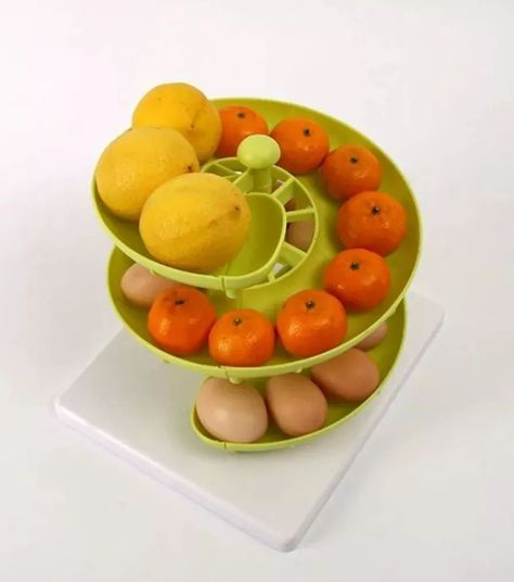 Porta Huevos Frutas Espiral Ahorrador Espacio Cocina Rondon-3