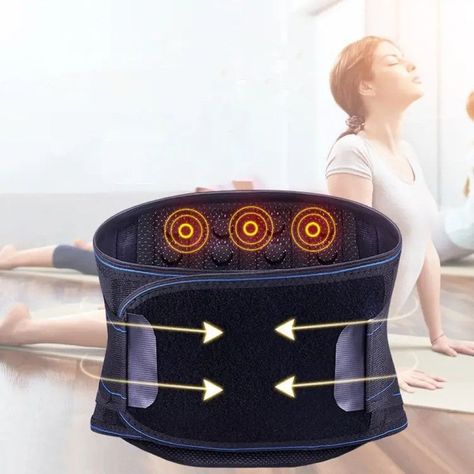 Cinturon Terapia Magnetica Calentable Alivio Lumbar Rondon-7