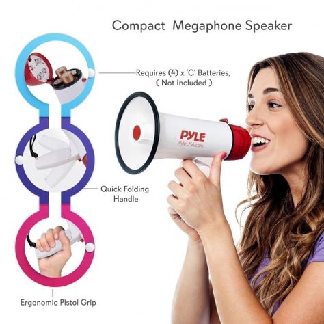 Megafono Compacto Pyle 20 Watts-1