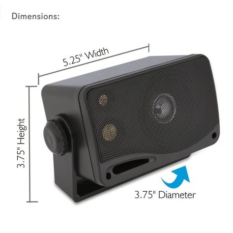 Parlantes Ambientales Negros PLMR24B-1