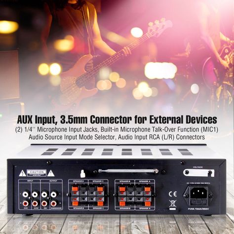 Amplificador de Audio Pyle 4 canales con Bluetooth-2