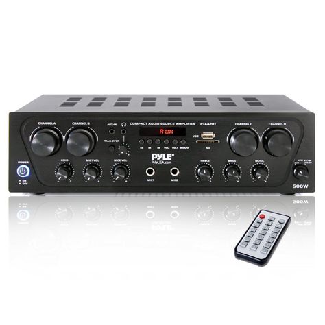 Amplificador de Audio Pyle 4 canales con Bluetooth-1