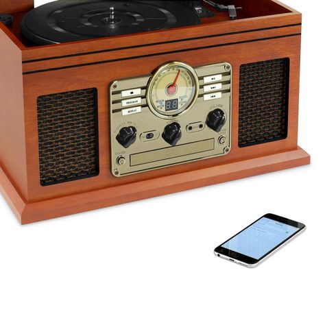 Tornamesa Classic Vintage Victrola 6 en 1-2