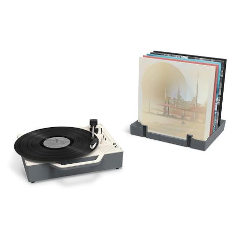 Tornamesa Victrola Re Spin Gris con Bluetooth-1
