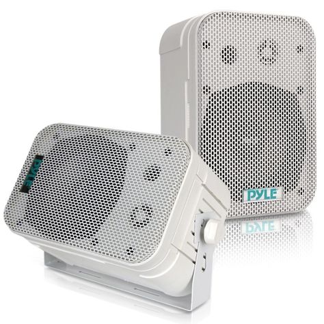 Parlantes interior exterior Pyle 40w blanco-0