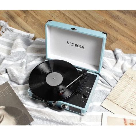 Tocadiscos Victrola The Journey Turquesa-1
