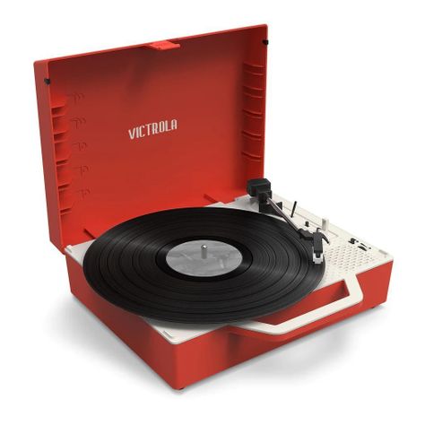 Tornamesa Victrola Re Spin Roja con Bluetooth mas The Kit-0