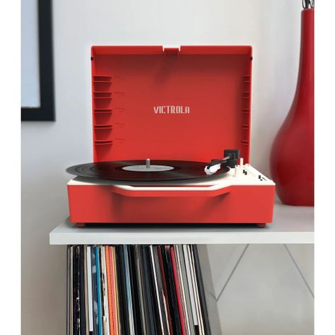 Tornamesa Victrola Re Spin Roja con Bluetooth mas The Kit-6