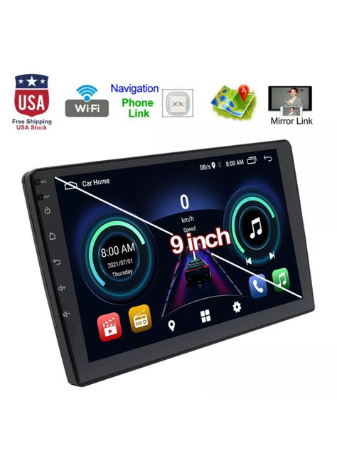 Radio Auto Android de 9 pulgadas 2+32GB con Carplay y Android Auto-1
