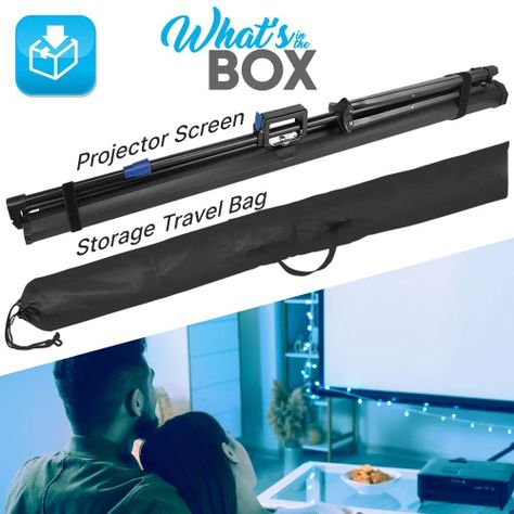 Pantalla telón tipo tripode para proyector pyle 100 pulgadas- blanca-1