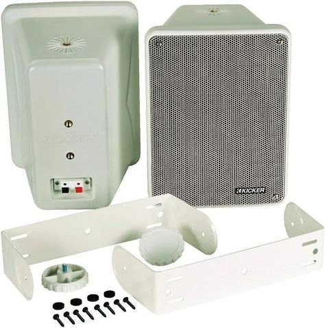Parlante Exterior Interior Kicker Gris Claro-3