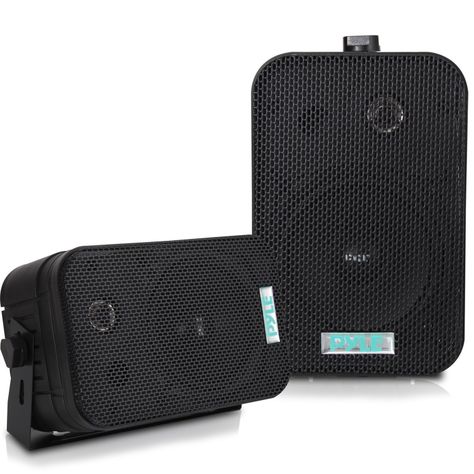 Parlantes interior exterior Pyle 40b negro-0