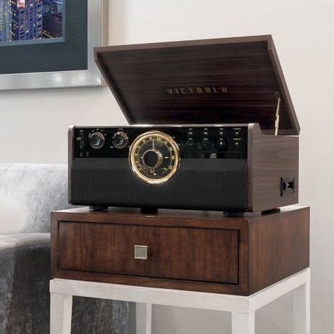 Tornamesa Vintage The Empire Victrola 6 en 1-2