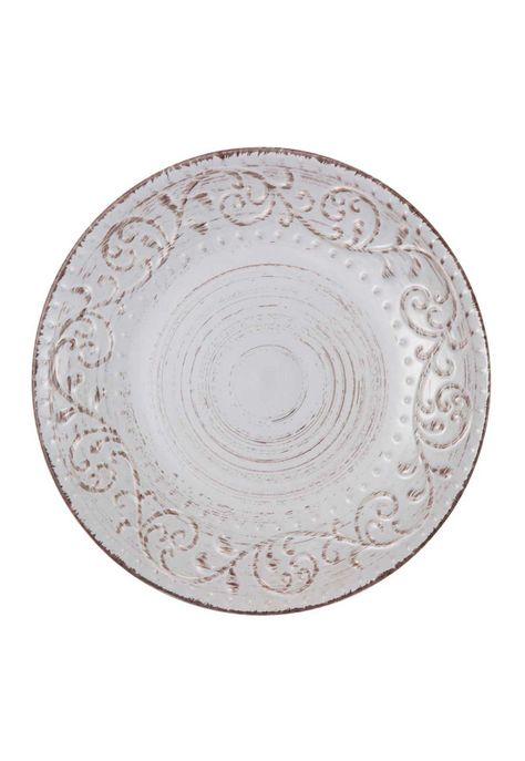 Set de 4 Platos estilo vintage de gres para comedor-0