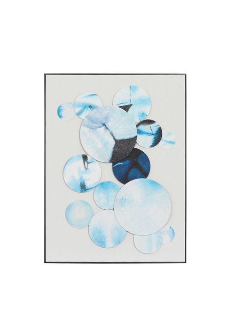 Cuadro Círculos Canvas Blue -0