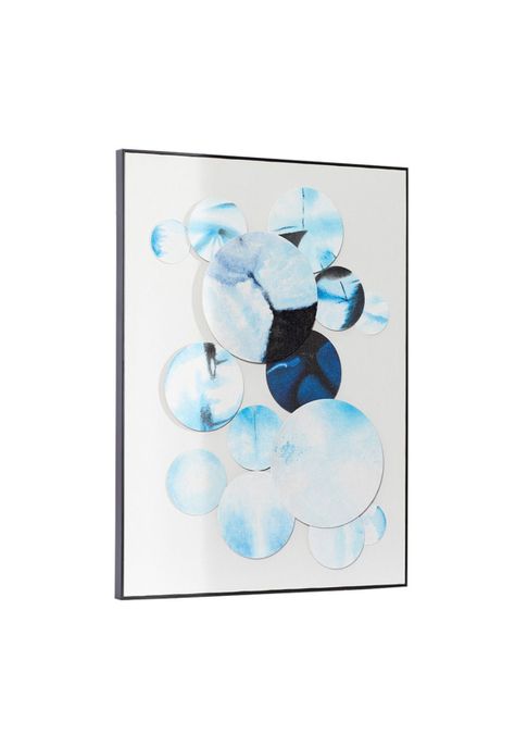 Cuadro Círculos Canvas Blue -5