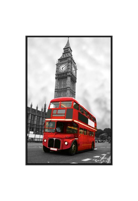 Cuadro Bus Londres 60x90-0