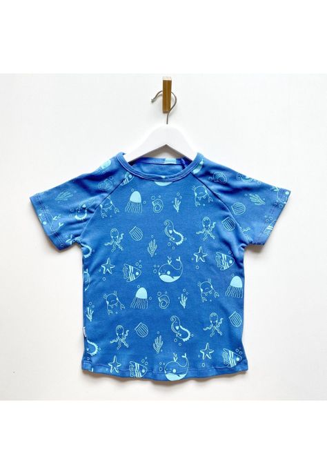 Pijama Eyy de niño 2 piezas remera y short modelo Ocean-1