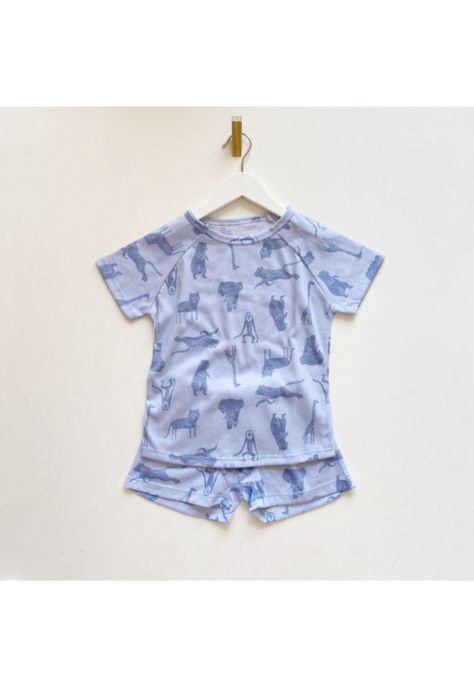Pijama Eyy de niño 2 piezas Short y Remera modelo elefante-0
