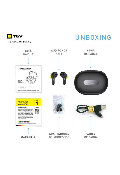 Audifonos In Ear Reis Inalambricos Bluetooth Tactil 5 Horas Mic-3