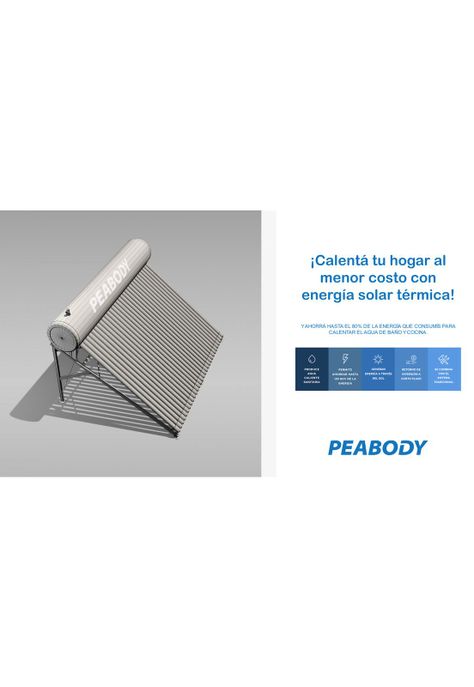 Termo Solar Peabody Tanque De Acero Inoxidable 200 Litros-6