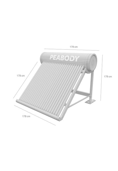 Termo Solar Peabody Tanque De Acero Inoxidable 200 Litros-7