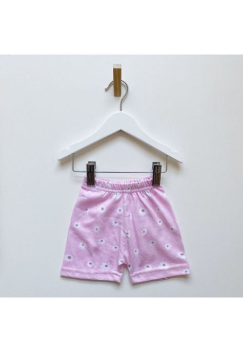 Pijama Eyy de niña 2 piezas remera y short modelo margaritas-1
