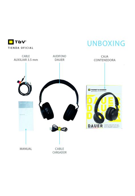 Audífonos Thonet&Vander Dauer Inalámbrico Bluetooth 30h Duración-3