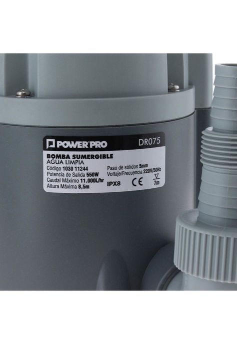 Bomba Sumergible Dr075 0,75Hp Agua Limpia - Power Pro-2