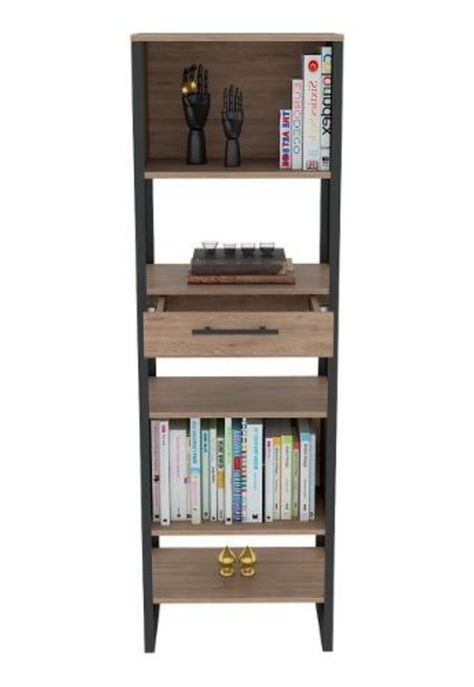 Biblioteca Magnum - Miel 160x50x34cm. Tuhome-0