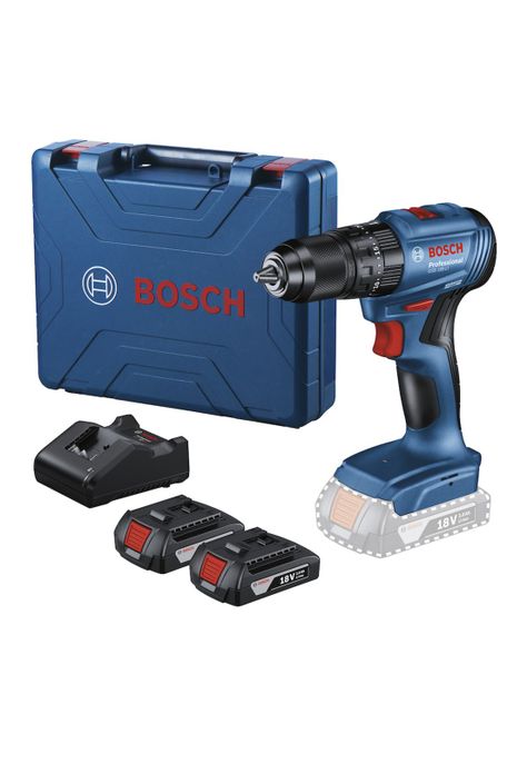 Taladro Percutor Atornillador 18V Gsb 185-Li + 2 Baterias + Cargador Bosch-0
