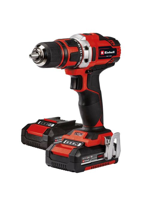 Taladro Inalámbrico TE-CD 18/40 LI-Kit ( 2X2,0 Ah)+ 69 piezas Einhell-1