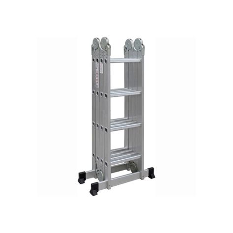 Escalera Aluminio Multiuso 4,7 Mts - Quality Rubber-0