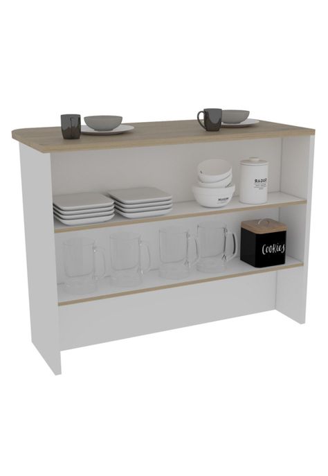 BARRA AUXILIAR DE COCINA FENDI - ROVERE / BLANCO-0