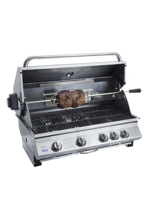 Parrilla Gas Empotrada Kansas 4 Quemadores + Spiedo Bbq401E Bbq Grill-5
