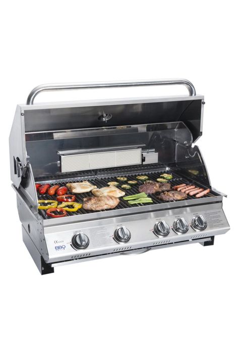 Parrilla Gas Empotrada Kansas 4 Quemadores + Spiedo Bbq401E Bbq Grill-6
