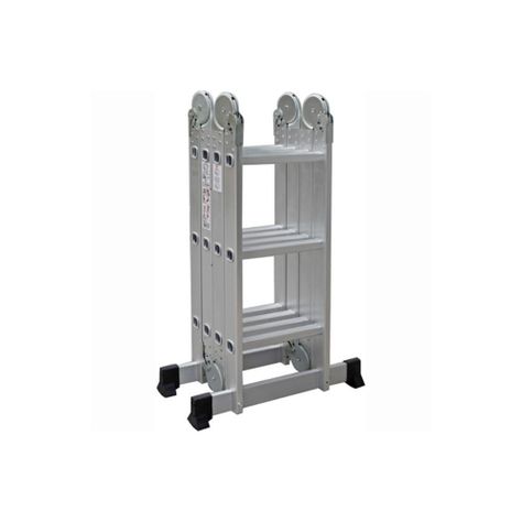 Escalera Aluminio Multiuso 3,6 Mts. Qrubber-0