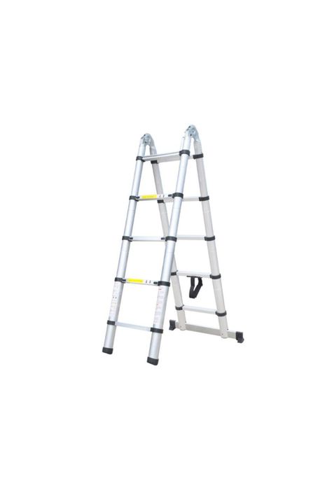 Escalera Aluminio Telescopica Multiuso 3,2 MTS. Qrubber-1