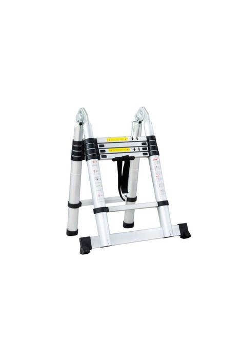 Escalera Aluminio Telescopica Multiuso 3,2 MTS. Qrubber-2